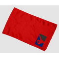 Budget Rally Terry Towel Hemmed 11x18 - Red (Imprinted)